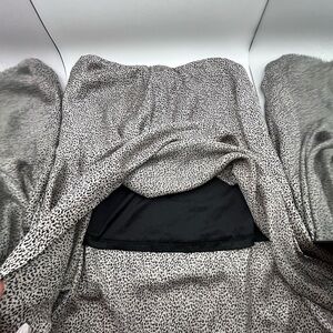 Leopard Print Midi Skirt